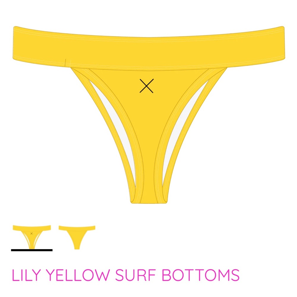 Boutine LA Lily Yellow Surf Bottoms